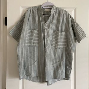 Tribe Alive Split Neck Top